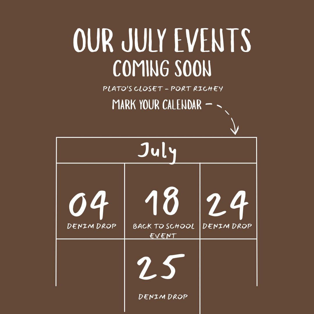 July Events Are Here!